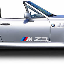 Pair BMW Z3 Side Doors Vinyl Decal Sticker 3