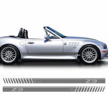 Z3 Logo Side Door Strobe Stripes Vinyl Decals Pair for BMW Z3_2