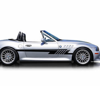 Pair BMW Z3 Z stripes Side Doors Vinyl Decal Sticker 1