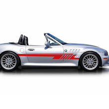 Pair BMW Z3 Z stripes Side Doors Vinyl Decal Sticker 2