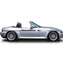 Pair BMW Z3 M stripes Side Doors Vinyl Decal Sticker 2