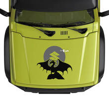 Suzuki JIMNY Hood Dragon on Sun Logo decal sticker graphics 3