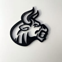 Custom 3D Badge Bull Angry logo Fender Badges Emblem 2 4