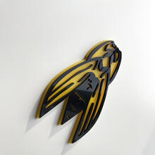 Custom 3D Badge Bee Wasp logo Fender Badges Emblem 2