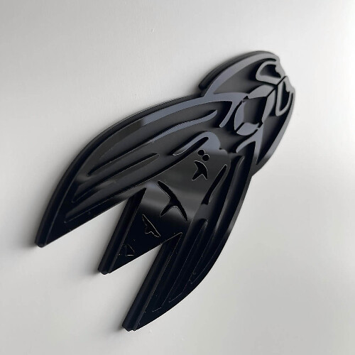 Custom 3D Badge Bee Wasp logo Fender Badges Emblem 3