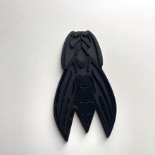 Custom 3D Badge Bee Wasp logo Fender Badges Emblem 3 4