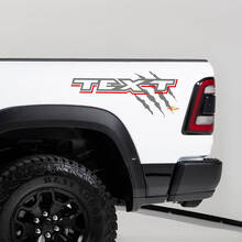 TRX Claw Marks Bed Side Vinyl Decal Pair for Dodge Ram TRX_3
