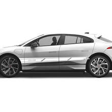 Jaguar I Pace Side Stripes Graphics Doors decal Logo Lines sticker 3