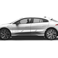 Jaguar I Pace Side Stripes Graphics Doors decal Logo Lines sticker 3
