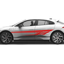 Decals for Jaguar I Pace Side Modern Stripes Graphics  Logo Lines sticker 2