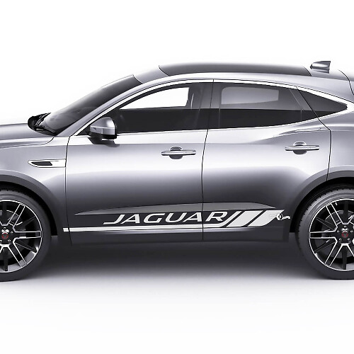 Jaguar E-Pace Side Doors Stripes Graphics decal Logo sticker