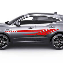 Jaguar E-Pace Side Modern Doors Stripes Graphics decal Logo sticker 2