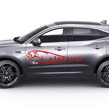 Side Logo Jaguar Doors Graphics Decal Logo Sticker For Jaguar E-Pace  2