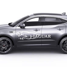 Side Logo Jaguar Doors Graphics Decal Logo Sticker For Jaguar E-Pace  3