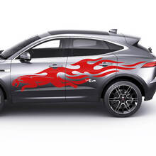 Jaguar E-Pace Side Logo Jaguar Flame Doors Graphics decal Logo sticker 2