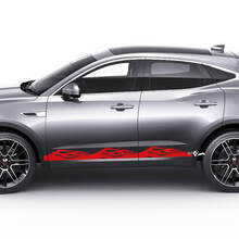 Jaguar E-Pace Side Flame Doors Graphics decal Logo sticker 2