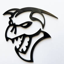 Hellcat Demon 3D Badge Black Fender Badges Emblem 2