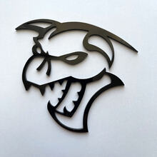 Hellcat Demon 3D Badge Black Fender Badges Emblem 3