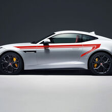 Jaguar F-Type R Side Racing Stripes Graphics Doors decal Logo sticker 3 2