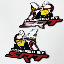 Powered by SRT Scat Pack Bee Dodge Charger Challenger Badge Fender Badges Emblem 2