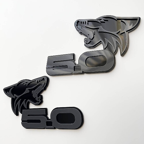 COYOTE 5.0 Fender Badges Emblem 3D Badge
