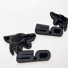 Coyote 5.0 Wolf 3D Fender Badge Emblem_2