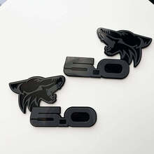 Coyote 5.0 Wolf 3D Fender Badge Emblem_4