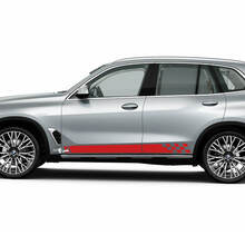 Checkered Stripes for BMW X5 G05 Side Doors Vinyl Decal Sticker 2