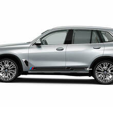 M Logo Stripes for BMW X5 G05 Side Doors Vinyl Decal Sticker 2