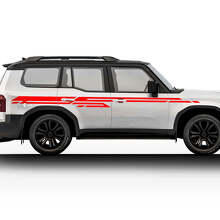 Abstract Side Stripes Vinyl Decal Kit for Toyota Land Cruiser Prado 2024 _2