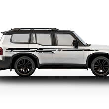 Abstract Side Stripes Vinyl Decal Kit for Toyota Land Cruiser Prado 2024 _3
