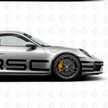 Porsche 911 Huge Side Logo Decal Sticker  3