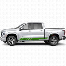 Slanted Racing Door & Rocker Panel Vinyl Stripes for Chevrolet Silverado 1500 Next Generation 2027_6