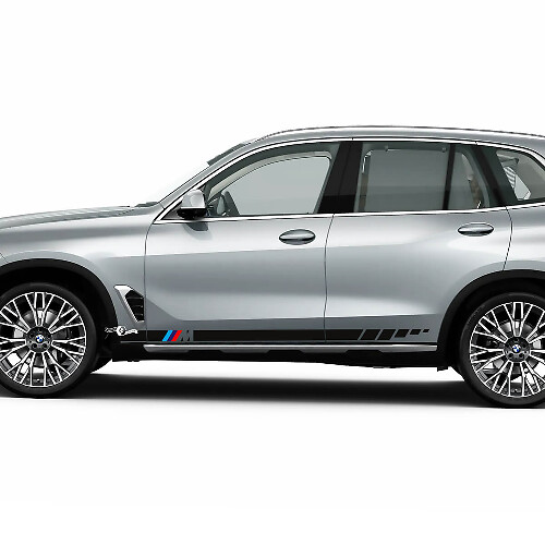 Accents M Logo Stripes for BMW G05 Side Doors Vinyl Decal Sticker