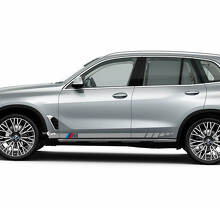 Accents M Logo Stripes for BMW G05 Side Doors Vinyl Decal Sticker 2