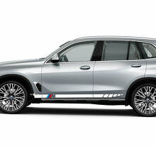 Accents M Logo Stripes for BMW G05 Side Doors Vinyl Decal Sticker 3