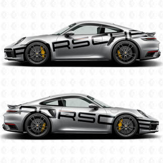 Porsche 911 GT3RS Huge Side Logo Decal Sticker 