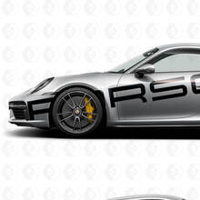 Porsche 911 GT3RS Huge Side Logo Decal Sticker  2