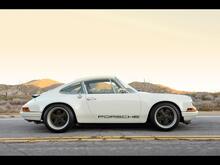 Porsche 911 Two Tone Classic Side Stripes Logo Sticker Decal Singer Style 4