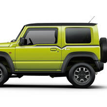 Pair Suzuki JIMNY Side Doors Stripe Lines graphics decal Lines sticker 3 Colors 2