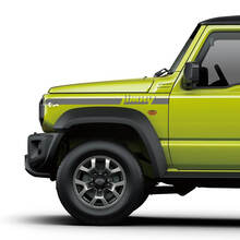 Pair Suzuki JIMNY Side Fender Stripe graphics decal Lines Logo sticker 2