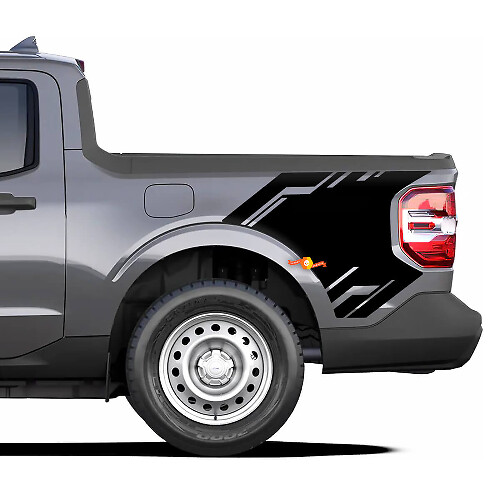 Side Bed Vinyl Decals Stickers 2 Graphic for Musclecar Maverick