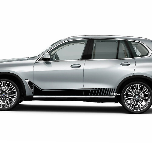 Side Accent Stripes for BMW G05 Side Doors Vinyl Decal Sticker