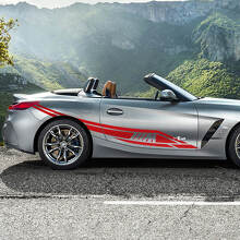 Side Door Tribal M Logo BMW Z4 Vinyl Decal Sticker 2