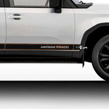 Toyota Land Cruiser Prado Vintage Style Stripes Stickers Decals Vinyl Graphic Stickers Decals Kit 2