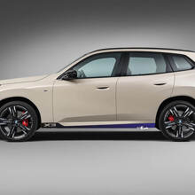 BMW X3 G01 F25 Logo Stripes Side Doors Gradient Color Decal Sticker Vinyl 2