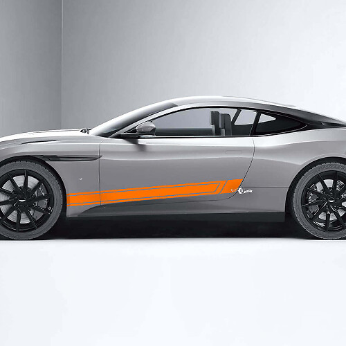 Side Doors Stripe Vinyl Decals Stickers 3 For Aston Martin DB11