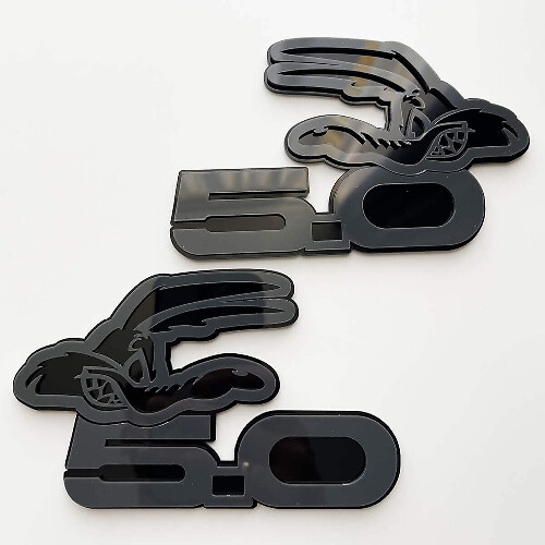 COYOTE 5.0 Fender Badges Emblem 3D Badge 2