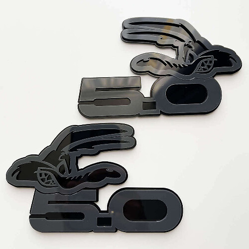 Roadrunner Bird 5.0 3D Fender Badge Emblem
