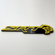 SRT 3D Badge Black vs Yellow Fender Badges Emblem 4